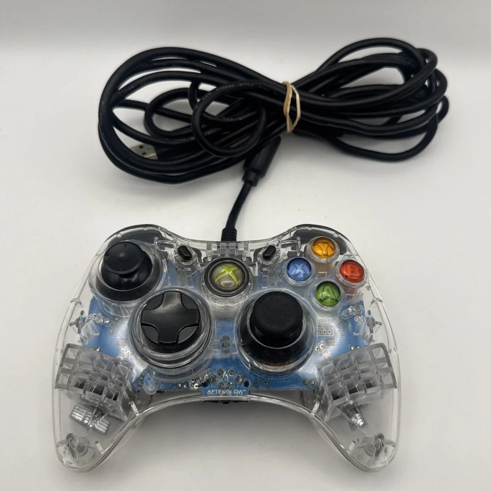 Afterglow PL-3602 Transparent Wired Xbox 360 Game Controller